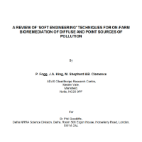 A Review of ‘Soft Engineering’ Techniques for On-Farm Bioremediation of Diffuse and Point Sources of Pollution, Defra report