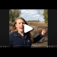 River Ingol Project with Mike Drew, Biodiversity Adviser with Anglian Water, Jonah Tosney of the Rivers Trust, Fionna McKenna from the British Dragonfly Society, and local schoolchildren, all talking about the multiple benefits of the scheme including to wildlife